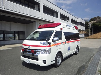 消防署救急1号車の写真