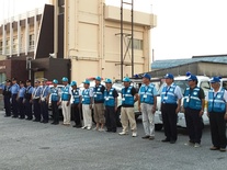 防犯ボランティア「ASTC」のみなさん 