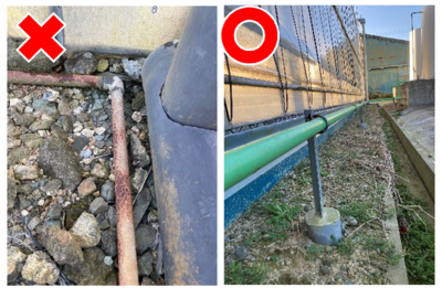 配管保護の写真