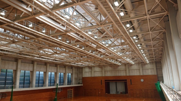 アリーナ2階から