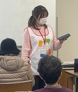 スマホ教室の様子