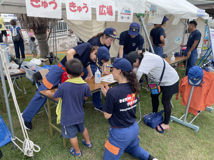 きゅうきゅう広場の様子